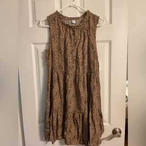 Old Navy Cheetah ruffle dress